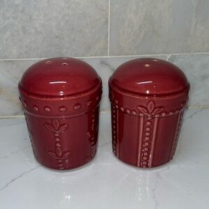 Sorrento Beaujolais (Burgundy) Salt/Pepper Set